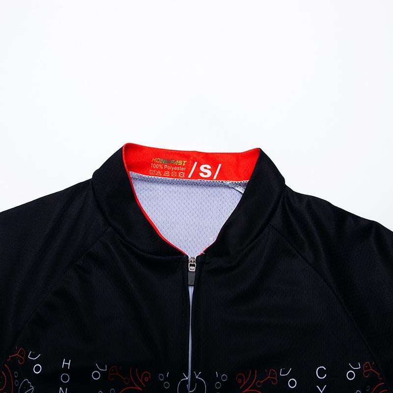 Летний комплект одежды с коротким рукавом для езды на велосипеде, черные женские спортивные трикотажные костюмы