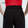 Edition Women's Tie-up Acetate Straight Casual Pants