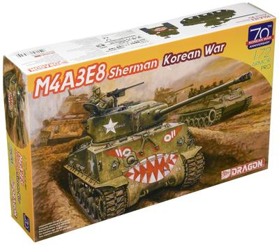 Dragon Корейская война Средний танк армии США M4A3E8 Easy Eight Пластиковая модель DR7570 1/72