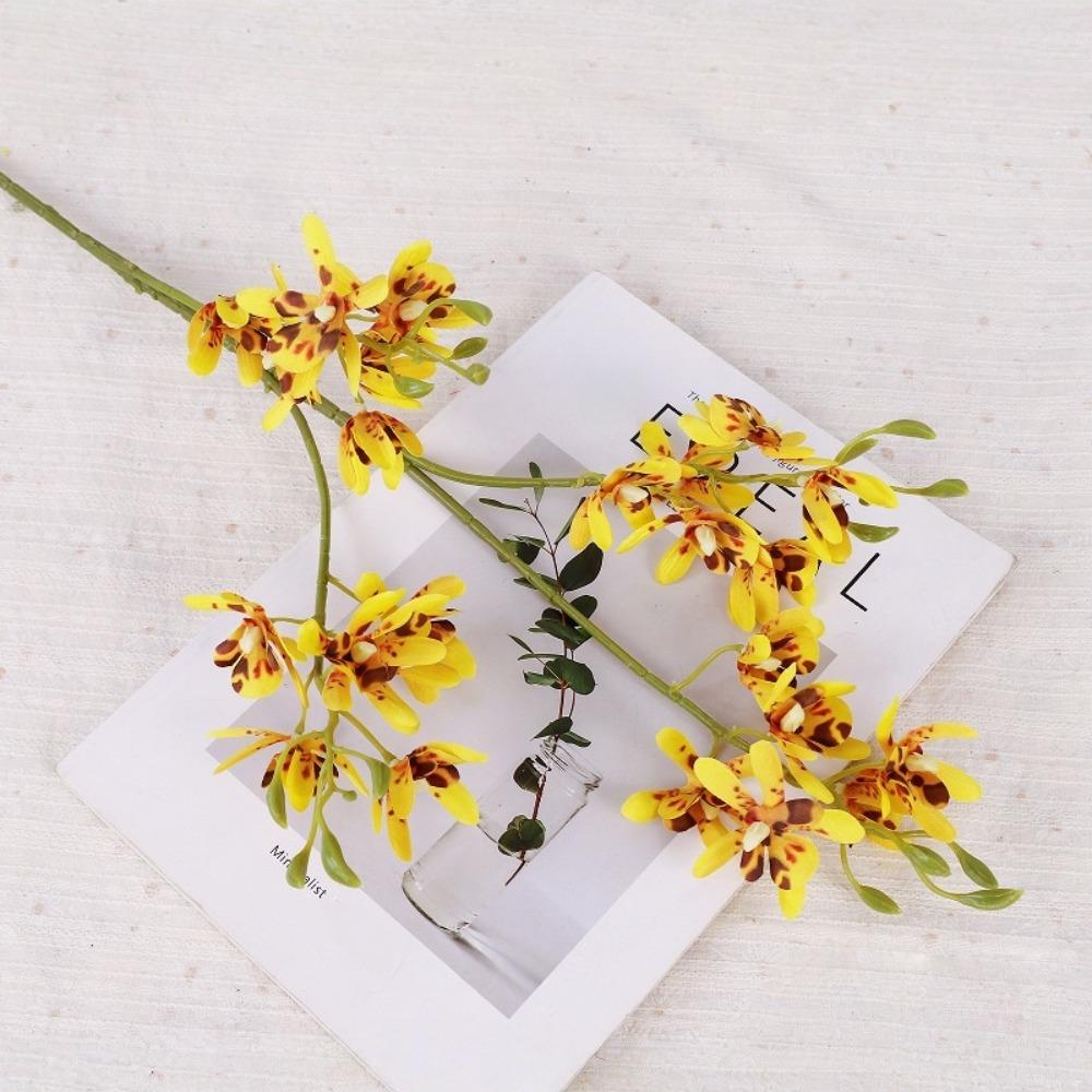 Real Touch Simulation Mini Orchid Small Butterfly Orchid Faux Mini Phalaenopsis Gift