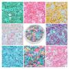 Smiley Face Patch 1000pcs PVC Jewelry Accessories Beaded Sequins Hollow Out 7mm Phantom Color Fashion  Accessories