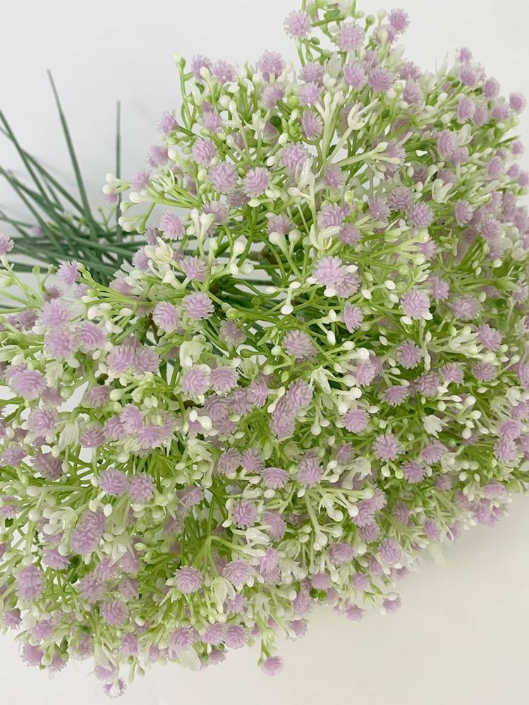 20 шт. 42 см Babys Breath Real Touch Поддельные цветы Гипсофила Цветочные оптом для дома Свадьба Гостиная Сад Декор двора Искусственные цветы