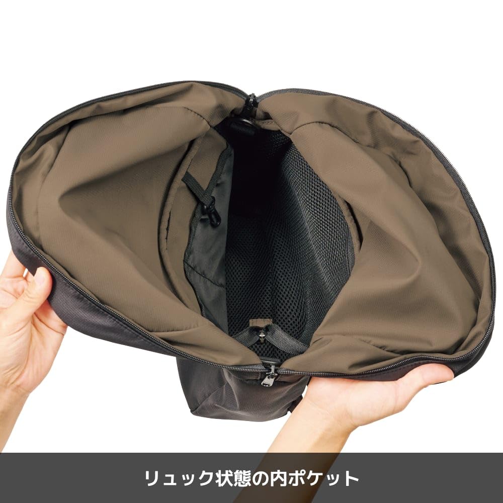 Двухсторонняя сумка-мессенджер Workman, трансформирующаяся в рюкзак (Номер продукта ZSG04, Контрольный номер 69042) - Цвета рабочего. Идеально для катастрофы