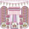 Unicorn Decoration Birthday Party Decor Kids Unicorn Disposable Tableware Set Unicornio Baby Shower Girl Birthday Party Supplies
