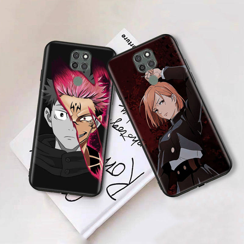 Черный чехол для OPPO Reno 8 6 5 4 Pro Plus Find X3 A17 A3 A31 A38 A40 A53 A54 A55 A74 A76 A78 A77 A80 A94 A95 A96 Lite W-70 Jujutsu Kaisen