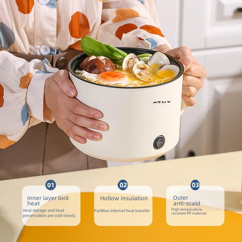 Компактная многофункциональная электрическая плита для общежитий — идеально подходит для приготовления лапши и жарки