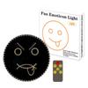 Dynamic Remote Smart LED Fun Smiling Face Light with Remote Control Car Rear Window Multifunctional Warning Reminder Lamp