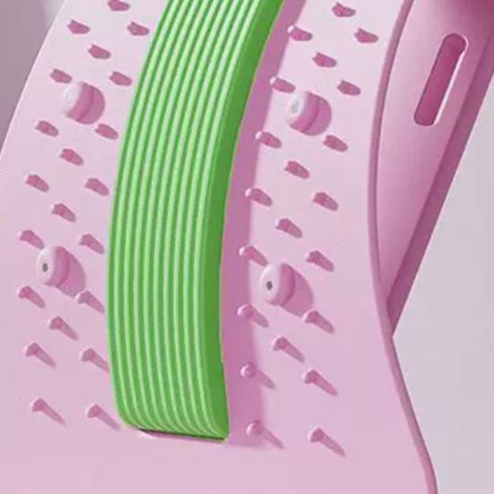 Back Stretcher Waist Trainer Adjustable Spine Decompressor Scoliosis Sciatica Lower Massager Lumbar Back Cracker Board Stretching Device