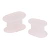 2Pcs I-Shaped Toe Splitter Gel Toe Separator Corrector Straightener Soft Silicone Toe Protector Spacer Foot Care Tool