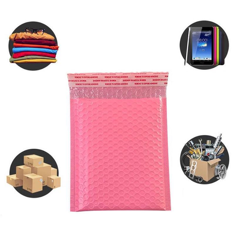 10X Pink Bubble Bag Mailer Plastic Padded Envelope Shipping Bag Packaging