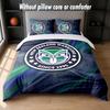 Wigan Warriors Design Bed Bedding Set 1 Duvet Cover + 2 Pillowcases Soft Breathable Household Bed Linens