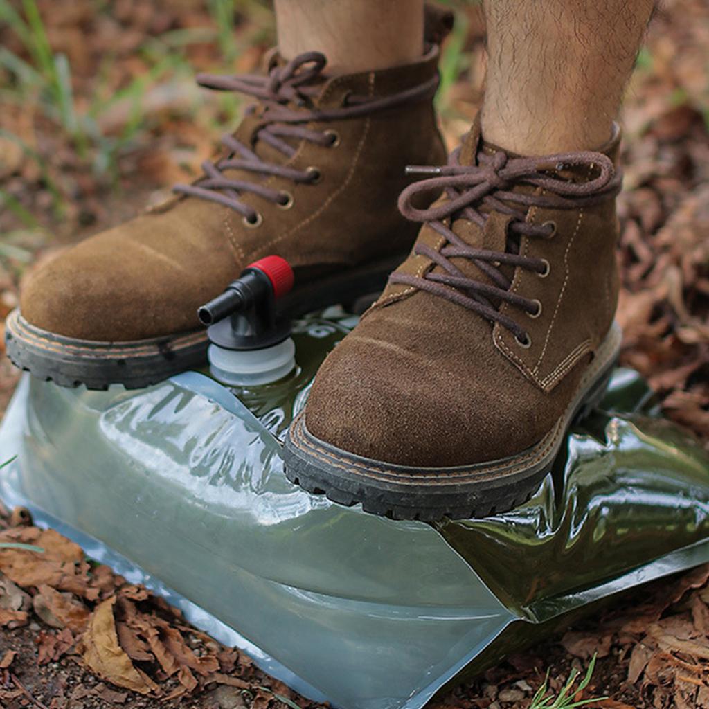 Портативная сумка для воды с краном, складное ведро, контейнер для питьевой воды, герметичный чехол, переноски для хранения воды