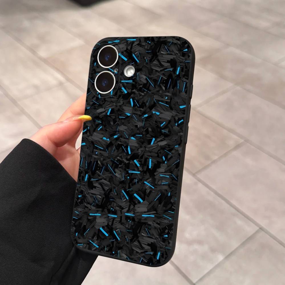Чехол для телефона APEX CARBON FRAGMENT из гоночного материала Для IPhone 16 Pro Max 15 17 Plus 14 13 12 Mini 11 Черный Чехол