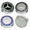 4 шт. 75 мм Черные Колпаки на Центр Колеса для Стайлинга Автомобиля для Mercedes Benz W211 W203 W204 W210 W212 W220 W205 W124 AMG W202 CLA