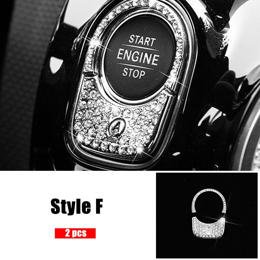 For Mercedes Benz B Class W247 B180 B200 B220 B250 Interior Central Console Decoration Refit Crystal Diamond Ring Trim