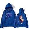 Japanese Anime Theme Song Hoodies Yonezu Kenshi IRIS OUT Cartoon Print Clothing Unisex Harajuku Long Sleeve Hoodie Trendy Streetwear for Daily Looks