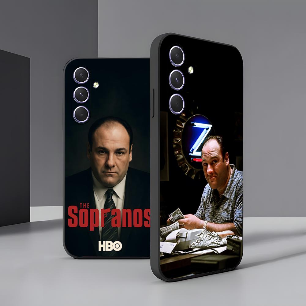 Чехол для телефона T-The S-Sopranos для Samsung A56 A36 A26 A16 A15 A25 A35 A55 A14 A34 A24 A54 Черный Мягкий