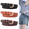 Belt Womens Waist With Durable Pu Material And Metal Buckle For Everyday Style