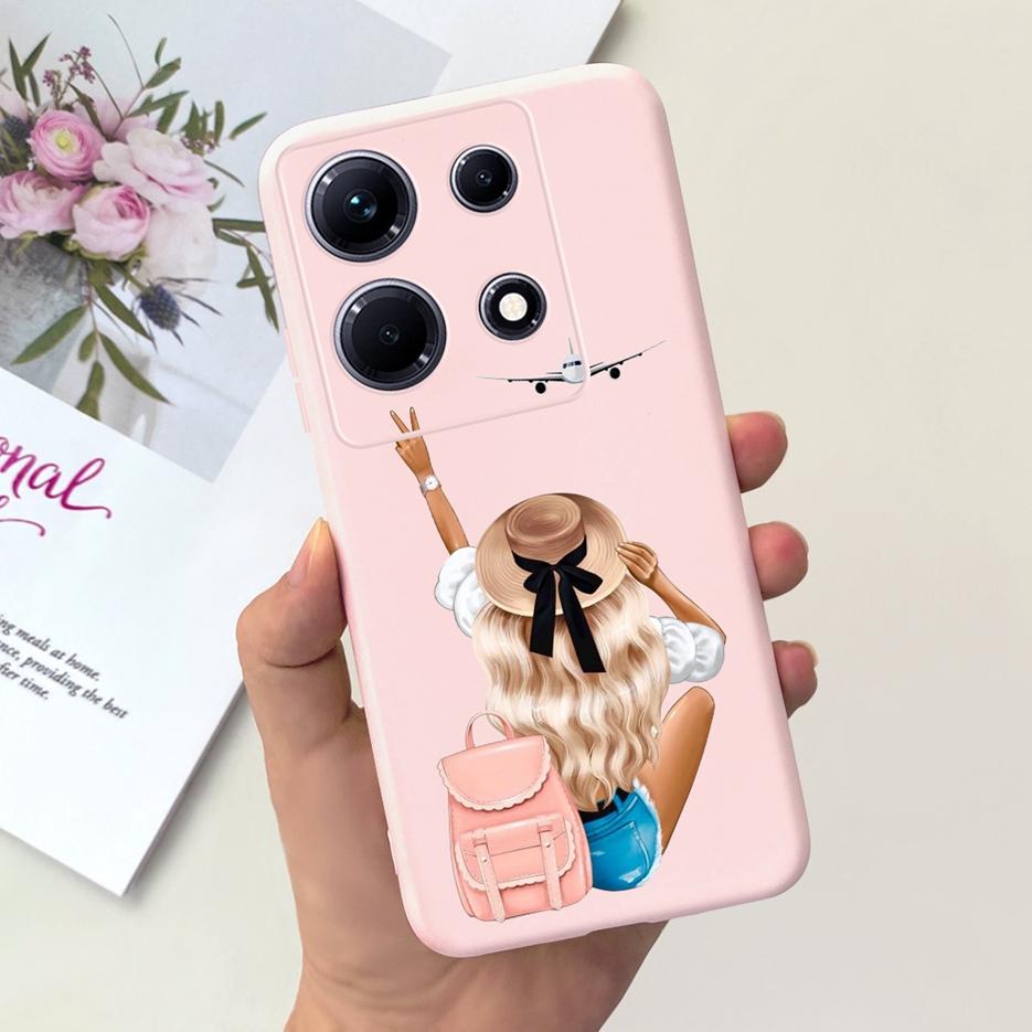 For Infinix Note 30i Case X6716 Cute Astronauts Cartoon Cover Soft Silicone Phone Case For Infinix Note 30 Pro Note30 VIP Bumper