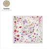 Jingsijie Blooming Flowers Polyester Scarf Gift Box