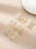 8PCS Women's Minimalist And Fashionable Mini 4CM Imitation Pearl Hair Grab