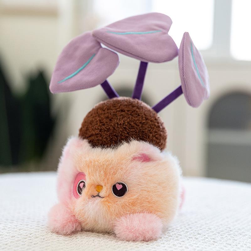 Creative Love Cat Cactus Plush Potted Plant Girls Office Sun Flower Table Company Event Gifts