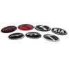 3D Car Logo Steering Wheel Center Emblem Sticker For KIA GT K5 Sportage Ceed Sorento Cerato Rio Soul KN Stinger Proceed Picanto