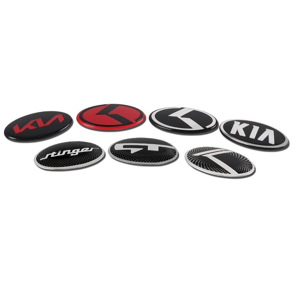 3D Car Logo Steering Wheel Center Emblem Sticker For KIA GT K5 Sportage Ceed Sorento Cerato Rio Soul KN Stinger Proceed Picanto