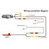 Brake Light Reversing Rear View Camera with 4.3" Mirror Monitor Kit for Renault Kangoo Mercedes-Benz Citan Reverse Backup Camera