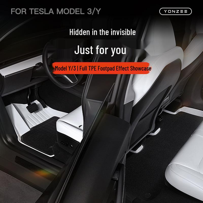 Коврики в салон TPE с полным покрытием для Tesla Model 3/Y