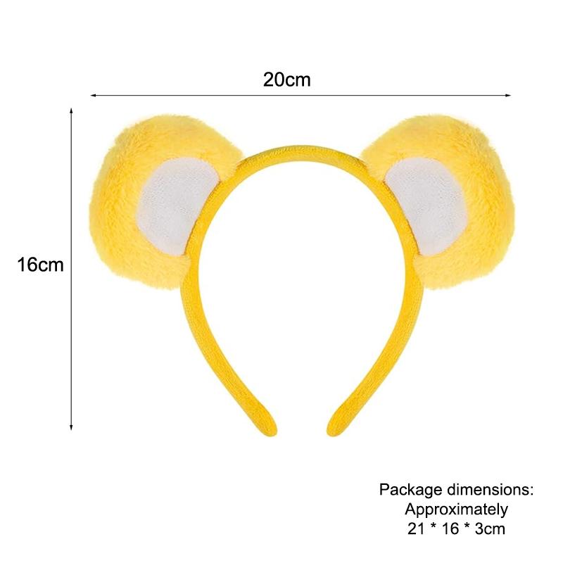 Cute Bear Ears Headband Halloween Hairband Animal Costume Children Adult Party Accessories For Halloween Cosplay