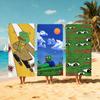 Мультяшное Искусство P-Pepe-e Полотенце Пляжное Быстросохнущее Мягкое Бассейновое Полотенца Подарок для Путешествий Спортзала Душа Кемпинга