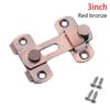 Silent Gate Buckle Padlock Clasp Screws Security Door Bolt Cabinet Catches Window Catch Lock Hasp