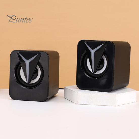 1 пара небольших USB-динамиков, звуковая коробка с RGB-подсветкой, виртуальный объемный звук, компьютер, ноутбук, портативный мини-громкоговоритель