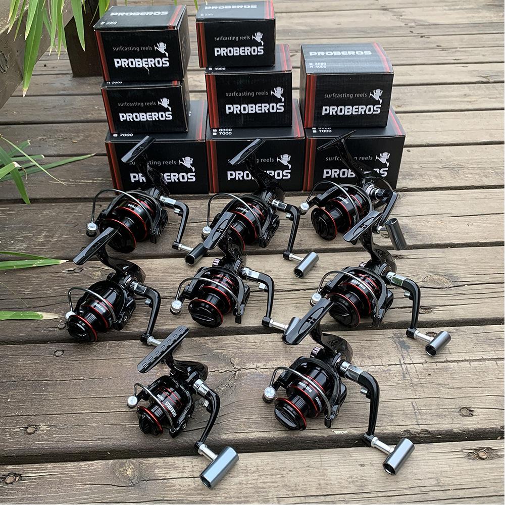 PRBBEROS Новое прялочное колесо Металлическое проволочное колесо Дистанционное кастинговое колесо Рыболовное проволочное колесо Приманочное колесо Рыболовное колесо 500-7000