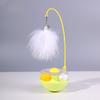 1PC tumbler cat toy catnip self-hi feather bells cat stick cat pet supplies