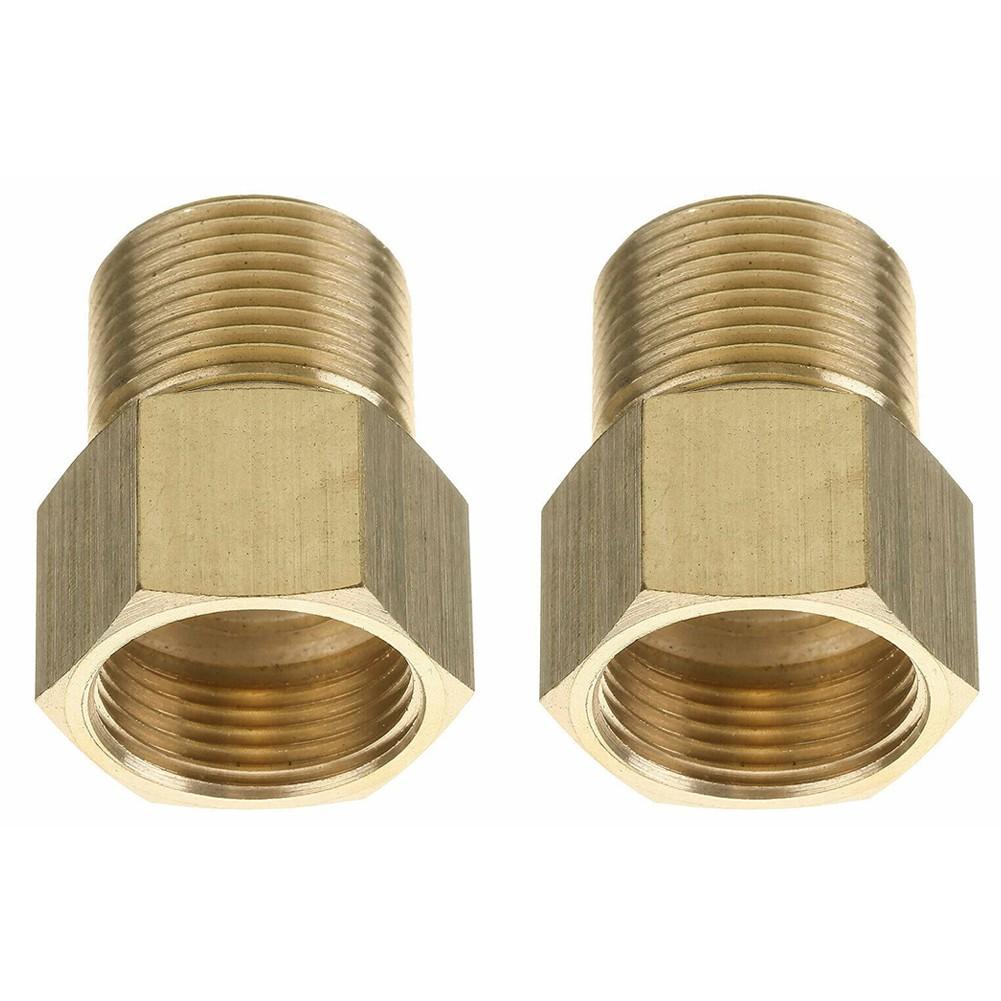 2xCoupler M22 15mm Male To M22 14mm Female Pressure Washer Hose Thread Connector