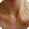 Gold Pearl Necklaces for Women - White Pearls Jewelry Gifts Wedding Bride Bridesmaid Jewelry