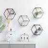 Nordic Style Storage Holders Iron Metal Wall Shelf Decor Home Living Room Bedroom Kid Room Geometric Figure Decoration Organizer