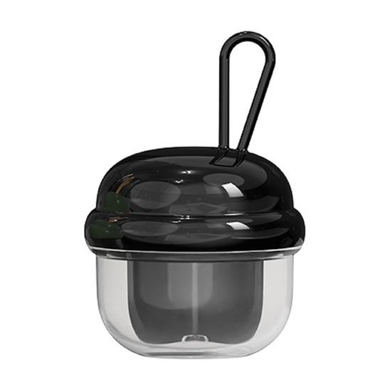 Mini Pill Storage Box with 4 Compartments Clear Visible Portable Travel Pill Case Medication Dispenser Capsule Pill Organizer Container