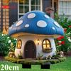 Charming Fairy Mushroom House, 2D Flat Acrylic, Decoration, Suitable for Garden, Potted Plants, Party, Gift Christmas, Halloween