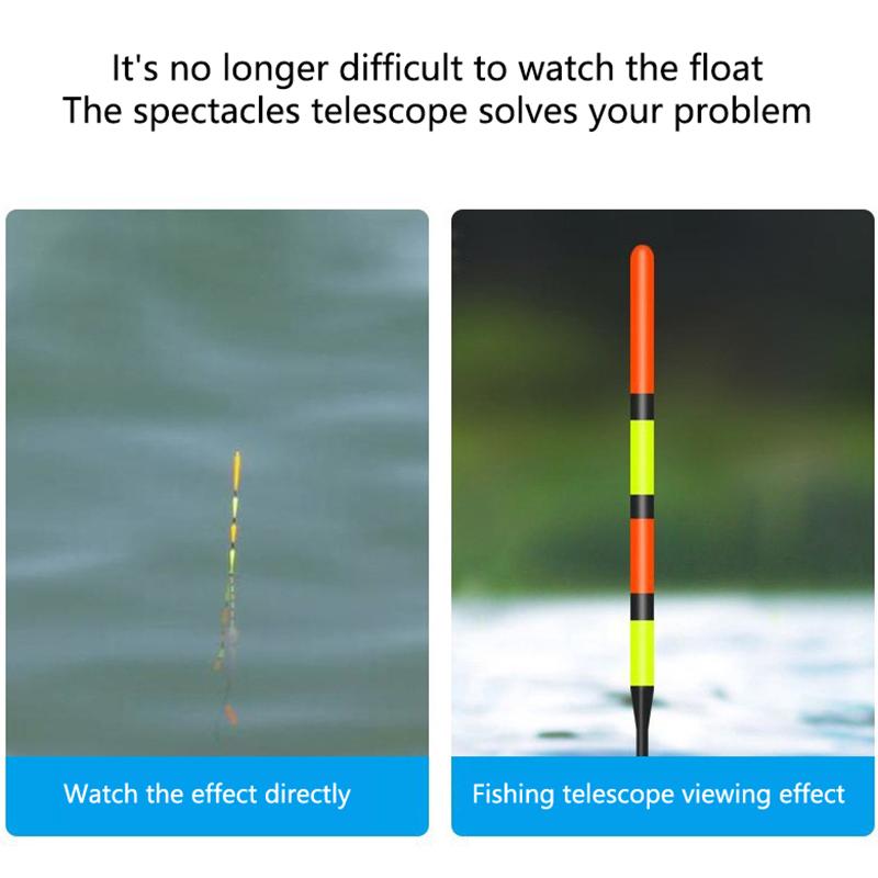 Очки для рыбалки с регулируемым фокусом, профессиональные бинокли, телескопические увеличительные очки, носимые без помощи рук для театрального прицела