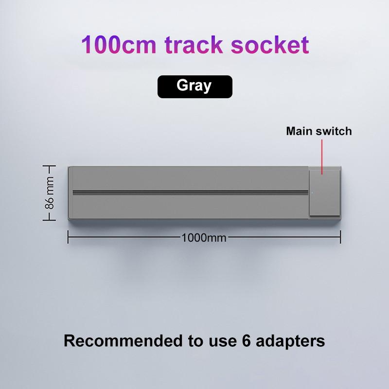 8000 Вт Универсальные розетки для дома и офиса, выдвижные, сменные, настенные выключатели-розетки, водонепроницаемая настенная трековая розетка