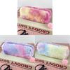 Pen Case Color Key Chain Plush Pencil Case Storage Bag Decoration Gift Kids