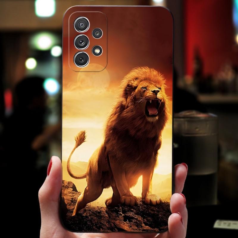 Чехол для телефона с изображением льва для Samsung Note Galaxy 8 9 20 10 Pro Plus Ultra M20 M31 M40 M10 J7 J6 Prime, задняя крышка