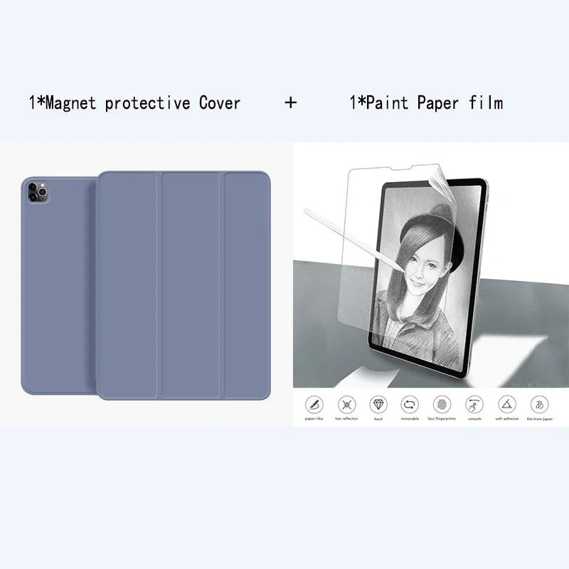 Magnetic Detachable Case for New iPad 11 10 12 Th Gen A16 " Pro M5 Mini Air 8 7 6 4 3 M4 M3 M2 11 13 inch Paint Paper Film Funda