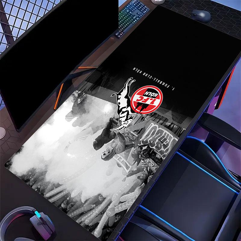 Köln FC Mouse Pad, Large Gaming Desk Mat, Non-slip XXL Mousepad for Laptop & Tablet, Mini PC Playmat with Stitched Edges