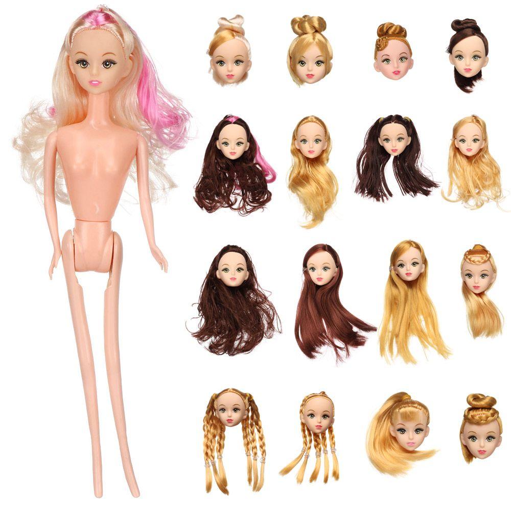 Toys Multiple Color Hairstyles Ancient Doll Accessories 30 Dolls Joint Doll Head DIY Head Wear