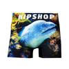 [Hip Shop] AQUA Men's Underpants, Seamless Polyester Boxer Briefs, Moray Eel