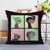 Funny Anime Invader ZIM Cushion Cover Inches Farmhouse Decor Home Throw Pillow Covers for Couch Decorations